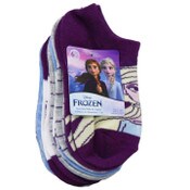 Wholesale - 6pk FROZEN 2 FOREVER CONNECTED NS SOCKS SIZE 6-8 C/P 60, UPC: 193159119980